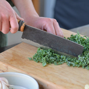 Straight-Edge Vegetable Knife by Master Shin’s Anvil – detail 2
