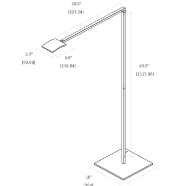 Koncept Mosso Pro Floor Lamp White
