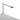 Mosso Pro LED Desk Lamp – Metallic Black, Through-Table Mount