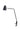 House of Troy Aria Clip on table lamp spot light black/satin nickel