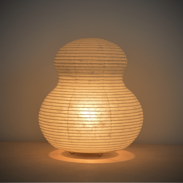 Paper Moon 2 Washi Paper Lamp — Asano, view 3