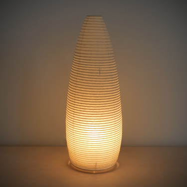 Paper Moon 3 Washi Paper Lamp — Asano, view 3