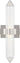 Langston Medium Fluted Glass Bath Sconce - angle