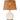 Ivory ceramic rechargeable table lamp with lantern-inspired silhouette for living rooms