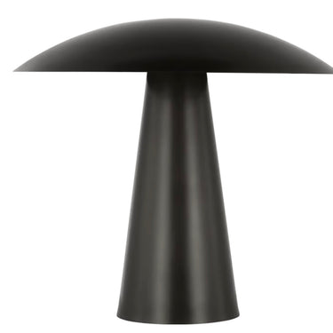 Aegis Modern Table Lamp on Nightstand in Contemporary Bedroom - Accent Lamp