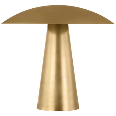 Aegis LED Table Lamp in Natural Brass Finish by Visual Comfort