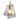 Afmean 5-Light Pendant Light - Adjustable Height - Black and Brass Finish
