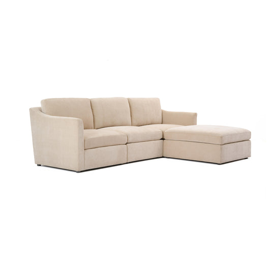 Tov Furniture Aiden Beige Modular Small Chaise Sectional