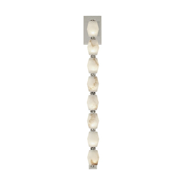 Collier 28" Designer Alabaster LED Wall Light by Visual Comfort