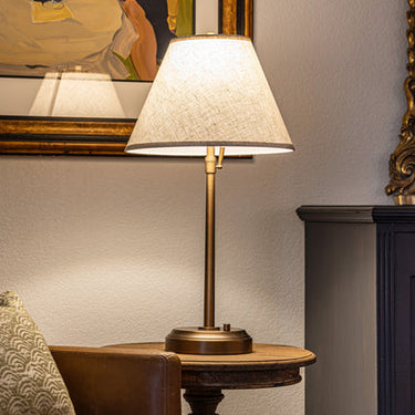 Alexis Cordless Table Lamp with LED lighting - Living Room Setting