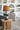 Alexis Cordless Table Lamp illuminating a modern living room