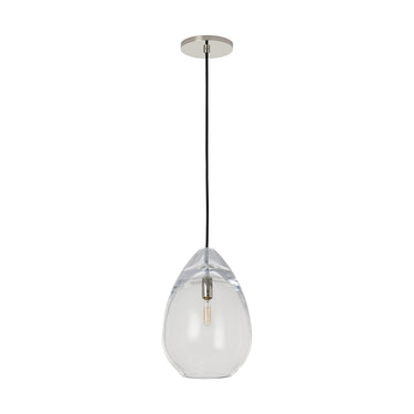 Alina Teardrop Glass Pendant Light by Visual Comfort Modern
