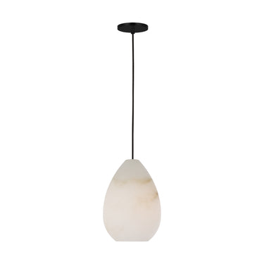 Hand-blown Alabaster Pendant Light - Visual Comfort Alina