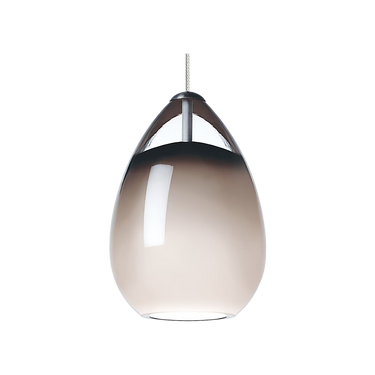 Visual Comfort Alina pendant light in modern teardrop glass design
