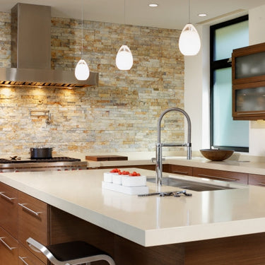 Alina Glass Decorarive  Pendant Light | Modern Dining Area Lighting