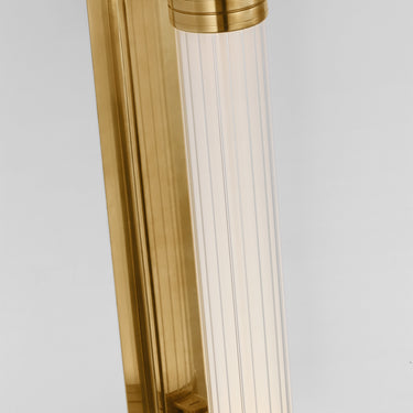 Alo Small LED Sconce by AvroKo for Visual Comfort, a versatile wall-mounted lighting solution for hallways and living areas.