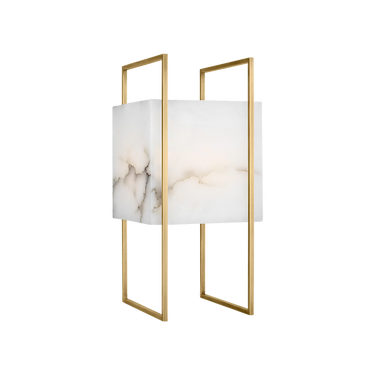 portable LED table lamp for bedroom and living room with elegant brass frame
