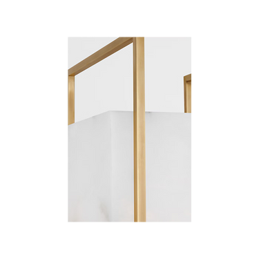 luxury cordless lamp with natural alabaster shade and integrated LED lighting