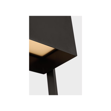 Bronze outdoor LED wall light Alude 24 inch by Visual Comfort close-up view