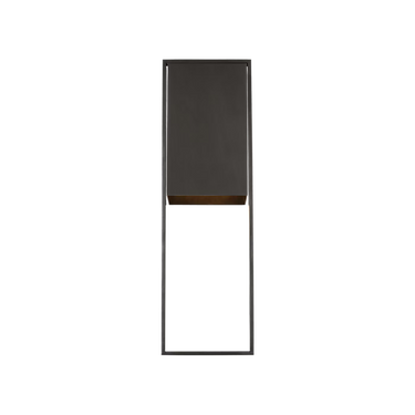 Bronze finish outdoor wall sconce with adjustable halo detail Alude