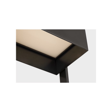 Alude 36 brass outdoor wall sconce washing an outdoor wall
