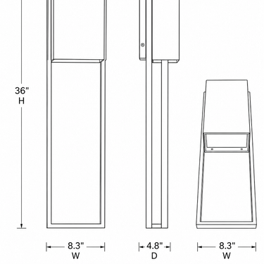 Dimensions of the Alude 36