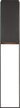Visual Comfort Alude 45 inch wall light bronze finish exterior LED