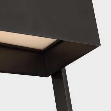 Alude 45 inch bronze exterior wall light contemporary design