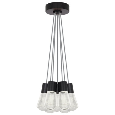 Stylish Alva 7-light chandelier, perfect for kitchen island.
