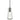 Warm 3000K LED pendant with crystal bulb for contemporary homes