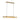 Modern Minimalist Lighting: Ambrose 36" Linear LED Chandelier in Brass