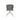 Aluminum spider swivel base detail on Amed Spider dining chair with caramel Camira Era fabric seat