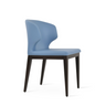 Stylish and supportive dining chair with beech wood frame and ergonomic seat design