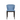 Modern kitchen dining chair with soft grey upholstery and natural ash wood legs