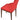 Amed contemporary dining chair with Camira Era red upholstery and wood legs by Soho Concept