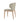 Contemporary Amed upholstered dining chair with light grey Furni-Soft leatherette and wood legs by Soho Concept