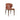 Amed upholstered dining chair with PPM-FR cinnamon leather and wooden base by Soho Concept