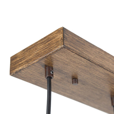 Farmhouse kitchen island chandelier with adjustable hanging height and E26 dimmable bulbs.