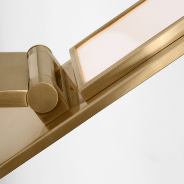 Adjustable LED Wall Sconce | Angolo 11" in Hand Rubbed Antique Brass | Visual Comfort