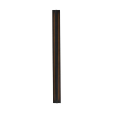 Modern Outdoor Wall Sconce, 48" Black -  Anton LED Lamp by Visual Comfort