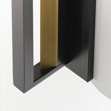 Visual Comfort Anton Large Outdoor Wall Sconce in Black - 24"