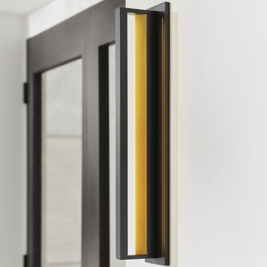 Modern Black LED Wall Light - Anton Large by Visual Comfort