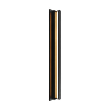 Large Black Outdoor Wall Light, 36" - Anton by Visual Comfort