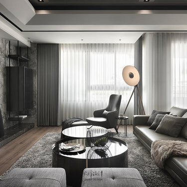Seed Design Apollo Mega Floor Lamp Black/Copper Beech Wood