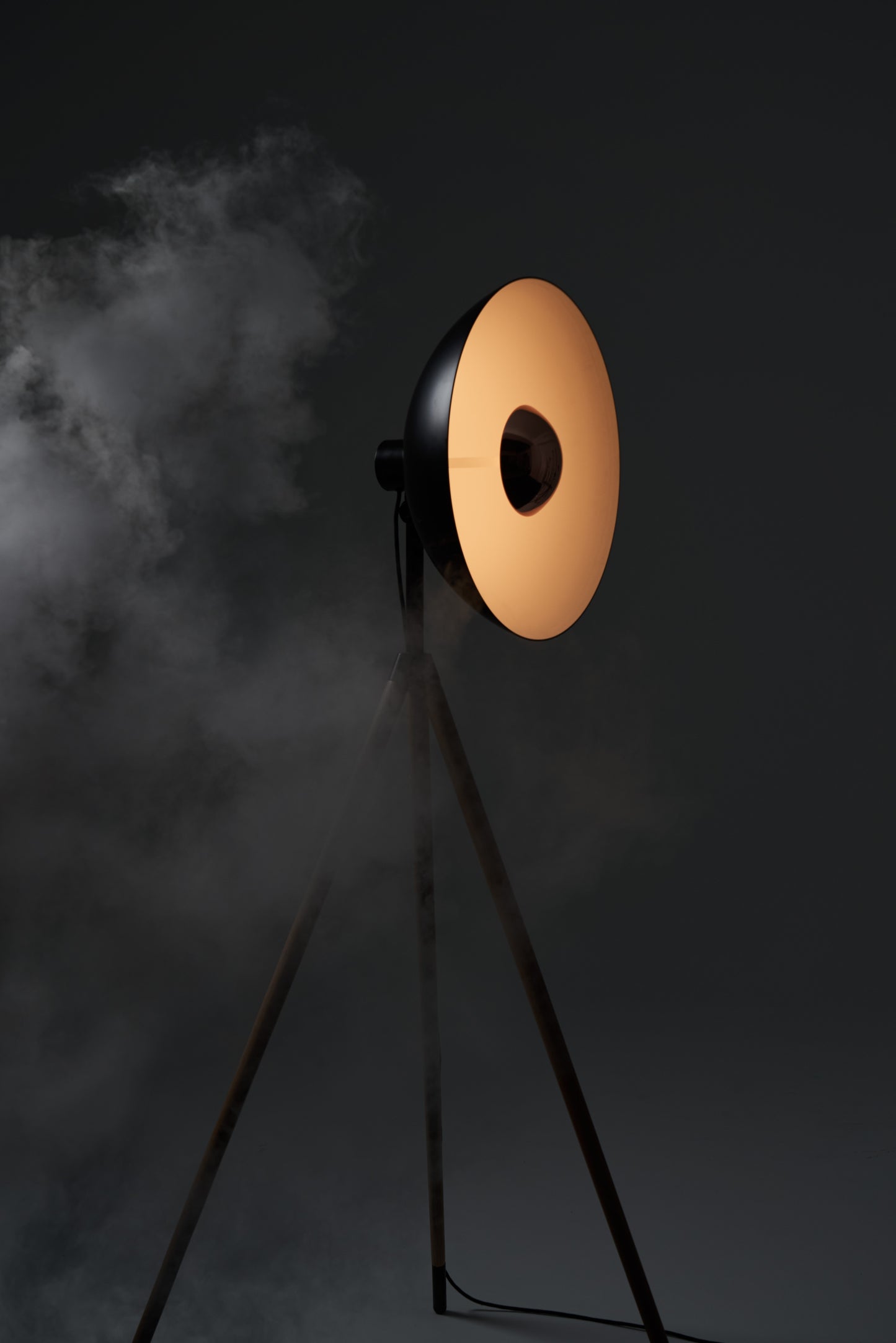 Seed Design Apollo Mega Floor Lamp Black/Copper Black Wood