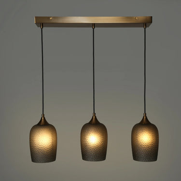 Apphia 3-Light 28" Linear Pendant - Designer Brass Lighting with a Statement Look 