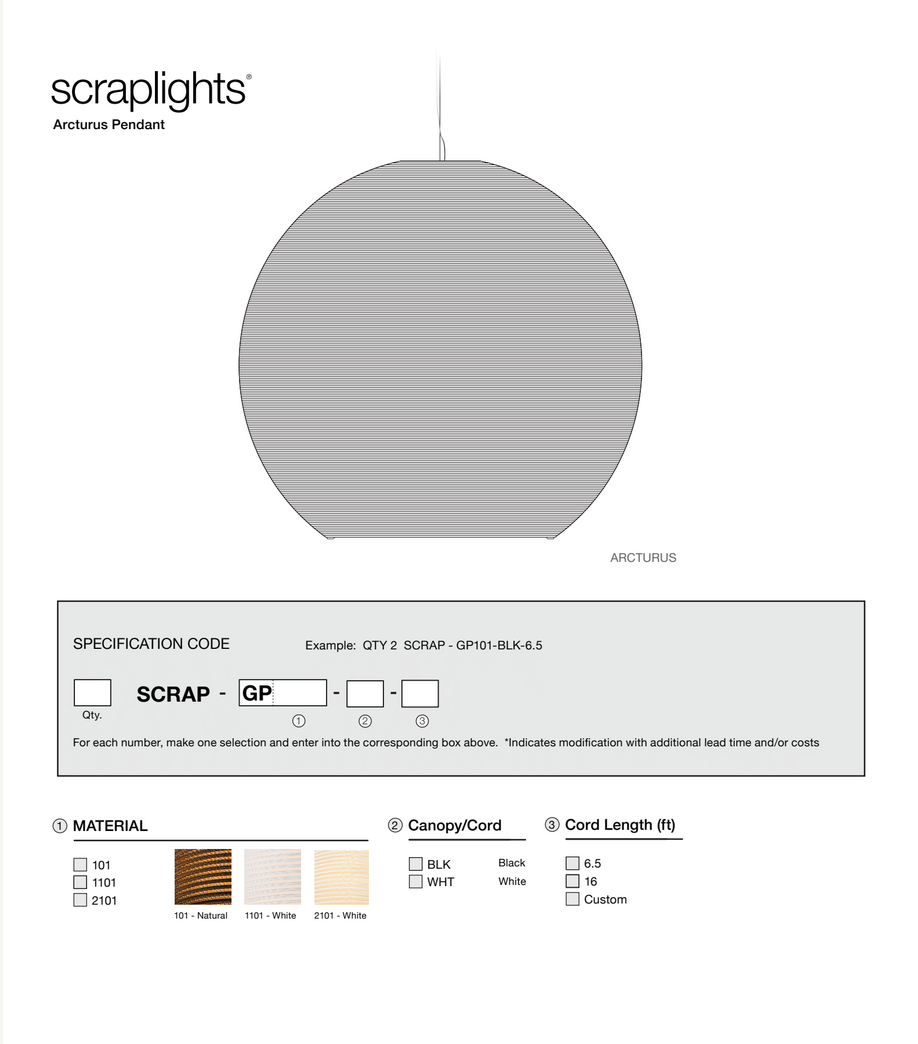 Arcturus Scraplight Pendant: Unique Cardboard Aesthetic