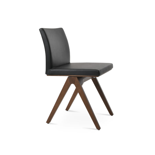 Aria Fino Chair by SohoConcept  - Black/Walnut