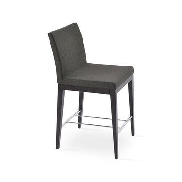 Aria Wood Stools Fabric by SohoConcept - New
