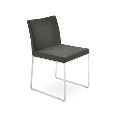 Aria Sled Chair Fabric by SohoConcept - New